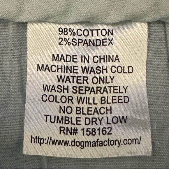 Dogma Distressed Jeans Womens 9/28 Blue Side Split Straight Leg Stretch Casual - Picture 7 of 12